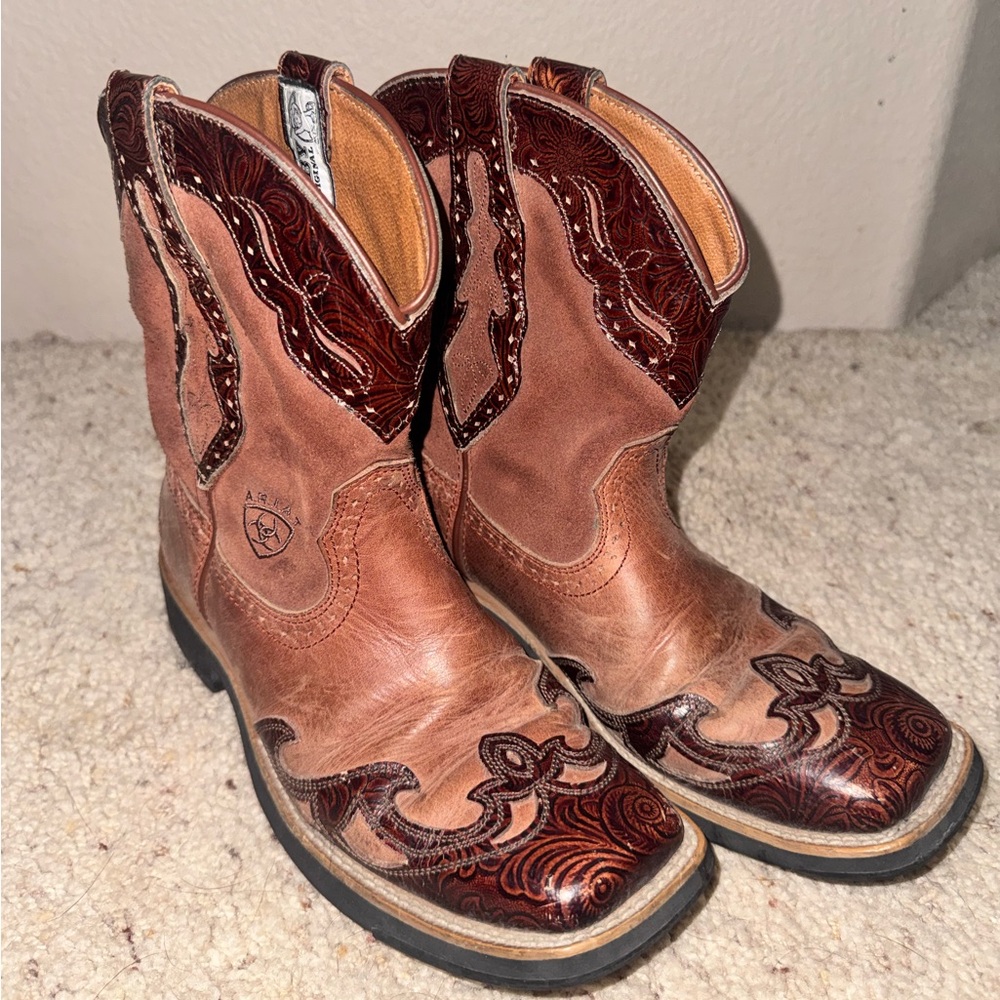 Ariat Women's Fat Babys Boots - Brown and Tan